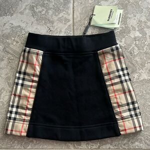 Burberry Nolen Skirt in Black, NWT, Size 10Y